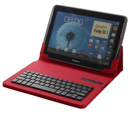 Accesorios universales del Tablet PC de Android/IOS/Windows cubierta desprendible de la caja del cuero de la cartera del teclado de Bluetooth de 10,1 pulgadas