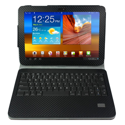Caso de ficha de Samsung Galaxy con teclado Bluetooth Tablet PC maletín