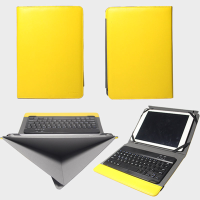 caja del teclado de Bluetooth de 10 pulgadas para el androide, &amp del IOS; El Tablet PC con cuatro elásticos asegura la tableta