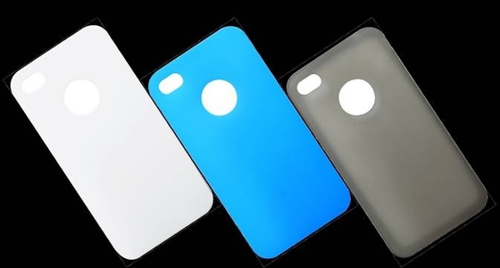 Blanco no duradero - tóxico silicona cubiertas protectoras Iphone hacer cine con personalizar el logotipo